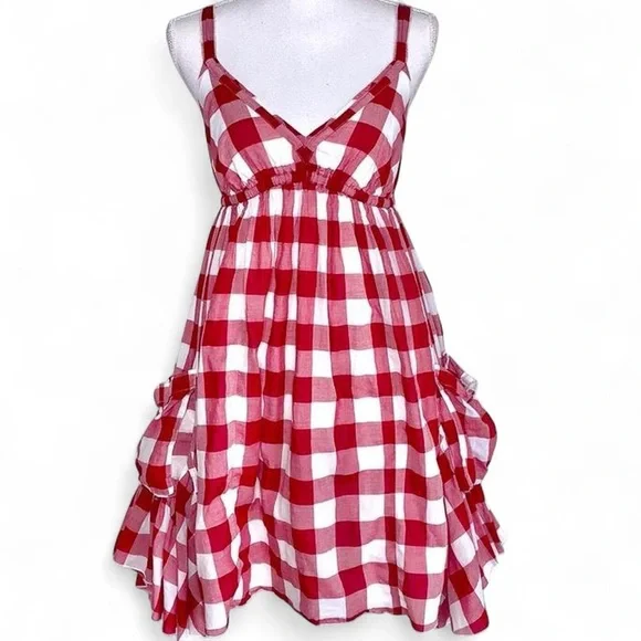 Moda International Checkered Dress